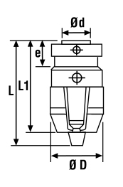 Portabrocas para taladros de columna Imcoinsa